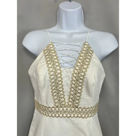 Lilly Pulitzer‎ Women's Trista Halter Sheath Dress US Size 00 - Picture 4 of 16